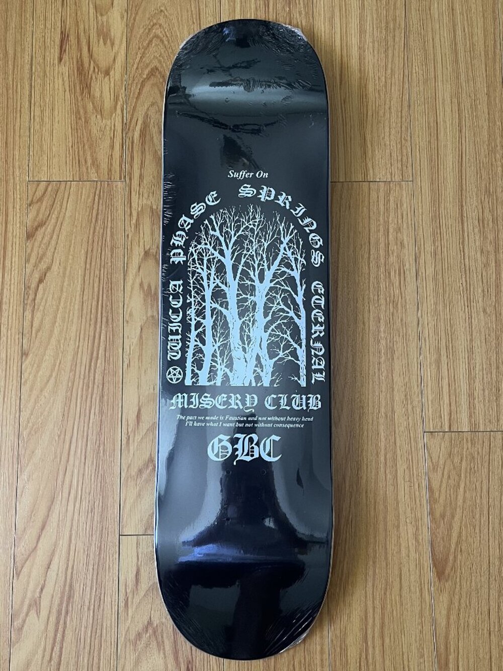 Wicca Phase Springs Eternal Gothboiclique Skateboard Deck
